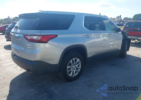 2021 Chevrolet Traverse Fwd Ls z USA, uszkodzony, nr VIN 1GNERFKW3MJ191310